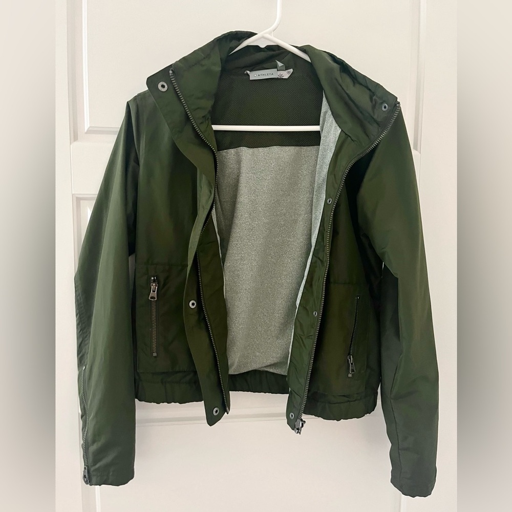 Olive Green Water Repellent Jacket